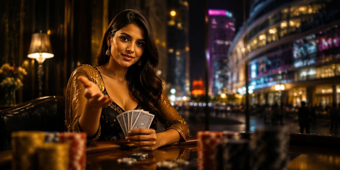 A user enjoying the rs5 lottery game in Narayanganj under the night lights